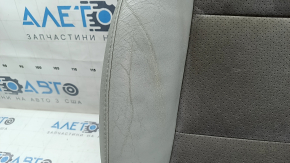 Toyota Camry v50 12-14 USA, SE, passenger seat cushion trim, leather + fabric, black, for cleaning