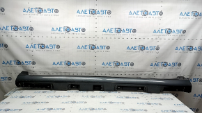 Left threshold for Toyota Camry v50 12-14 usa LE XLE with chrome, graphite 1G3, scratches