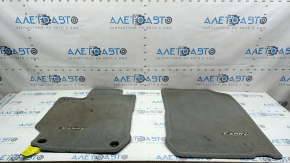 Set of gray fabric floor mats for Toyota Camry V50 12-14