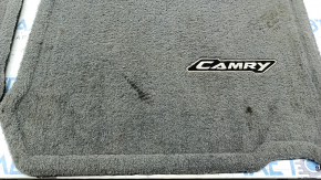Set of gray fabric floor mats for Toyota Camry V50 12-14
