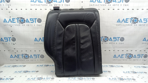 Right rear seat backrest for Lincoln MKZ 17-20, black leather, perforated, heated