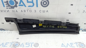 Lincoln MKZ 13-20 front right side door trim, gloss black, scratches, air