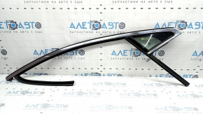 Front right glass seal for Lincoln MKZ 17-20 with upper chrome molding, triangle glass, scratches