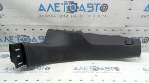 Lower left rear pillar trim for Lincoln MKZ 17-20, black, broken mount, broken mounts, scratches