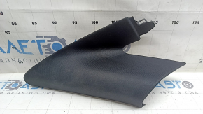 Upper right rear pillar trim for Lincoln MKZ 17-20, black, in front of the window
