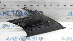 Upper right rear pillar trim for Lincoln MKZ 17-20, black, in front of the window