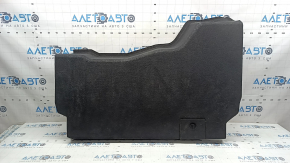 Upper battery trim for a Lincoln MKZ 13-20 hybrid, black, worn, needs dry cleaning, tear