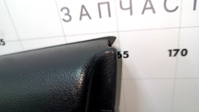 Door trim card front right Toyota Camry v50 12-14 usa gray with black insert leather, armrest gray leather, scuffs used