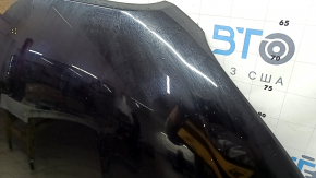 Hood, bare, Lincoln MKZ 17-20, aluminum, black, chips, dent