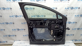 Lincoln MKZ 13-20 keyless front left door assembly, black UM, coded trim, dents, scratches
