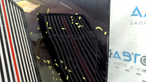 The door is bare, front right, Lincoln MKZ 13-20, black, UM, dents, bumps
