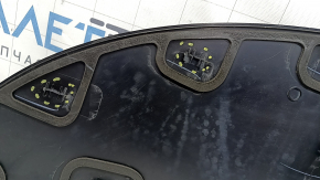 Upper trunk lid trim for Lincoln MKZ 13-20, broken fasteners, glued on