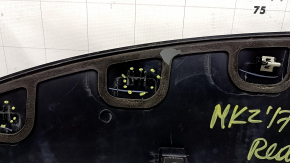 Upper trunk lid trim for Lincoln MKZ 13-20, broken fasteners, glued on