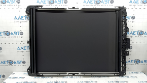 Black panoramic blind assembly for Toyota Venza 21-24, with motor