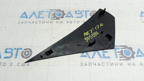Lincoln MKZ 17-20 rear left center console trim, black, scratches