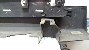 Lincoln MKZ 13-20 black UM left threshold, scratches, pressed, missing fragment, dented fasteners