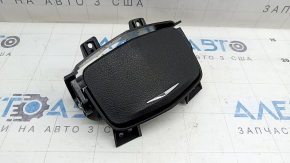 Lincoln MKZ 17-20 black center console pocket for power outlet and USB hub