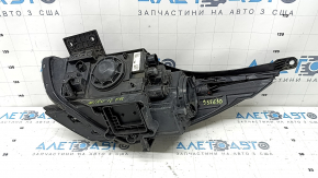 Kia Niro 17-19 HEV, PHEV front right headlight with bracket, halogen, LED DRL, polishable, cobweb, dried out seal