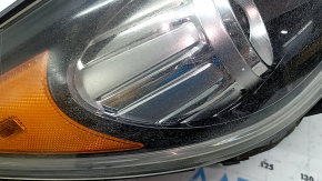 Kia Niro 17-19 HEV, PHEV front right headlight with bracket, halogen, LED DRL, polishable, cobweb, dried out seal