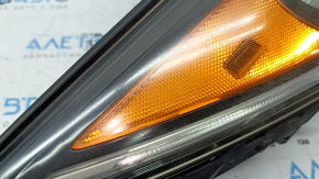 Kia Niro 17-19 HEV, PHEV front right headlight with bracket, halogen, LED DRL, polishable, cobweb, dried out seal