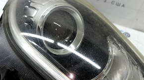 Kia Niro 17-19 HEV, PHEV front right headlight with bracket, halogen, LED DRL, polishable, cobweb, dried out seal