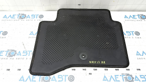 Kia Niro 17-22 HEV, PHEV black rear right fabric floor mat