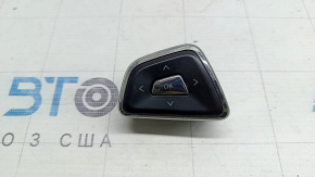 Lincoln MKZ 13-20 steering wheel control buttons, upper left, chrome, scratched