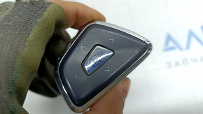 Lincoln MKZ 13-20 steering wheel control buttons, upper left, chrome, scratched