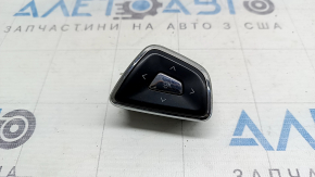 Lincoln MKZ 13-20 steering wheel control buttons, upper right, chrome, scratches