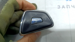 Lincoln MKZ 13-20 steering wheel control buttons, upper right, chrome, scratches