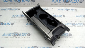 Lincoln MKZ 17-20 center console cup holders with scratches, scuffs, and dings
