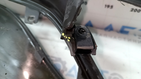 Rear bumper bare Lincoln MKZ 17-20 lower part, structure, scratches, broken fasteners, dented