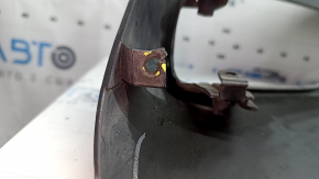 Rear bumper bare Lincoln MKZ 17-20 lower part, structure, scratches, broken fasteners, dented