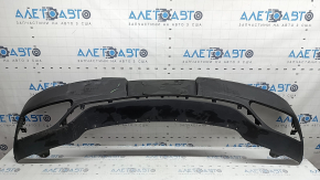 Rear bumper bare Lincoln MKZ 17-20 lower part, structure, scratches, broken fasteners, dented