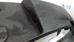 Rear bumper bare Lincoln MKZ 17-20 lower part, structure, scratches, broken fasteners, dented
