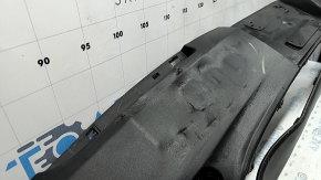 Rear bumper bare Lincoln MKZ 17-20 lower part, structure, scratches, broken fasteners, dented