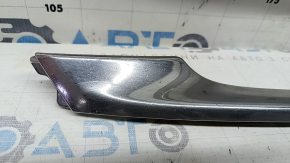 Left front bumper molding for Lincoln MKZ 17-20, chrome, sand, broken fasteners