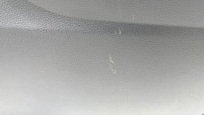 Toyota Venza 21-24 black center console armrest, black leather armrest with gray stitching, scratches, needs cleaning