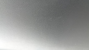 Toyota Venza 21-24 black center console armrest, black leather armrest with gray stitching, scratches, needs cleaning