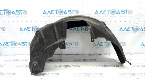 The rear left fender liner of a Toyota Venza 21-24 has torn fasteners.