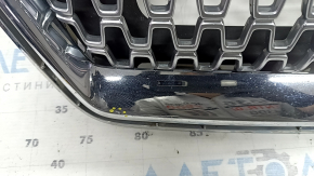 Lincoln MKZ 17-20 chrome radiator grille with emblem, chrome peeling, sand, broken