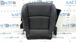 Driver's seat cushion upholstery for Toyota Venza 21-24, black leather, heated, perforated, ventilated