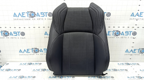 Toyota Venza 21-24 passenger seat back upholstery, black leather, heated, perforated, ventilated
