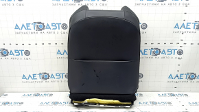 Toyota Venza 21-24 passenger seat back upholstery, black leather, heated, perforated, ventilated