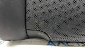 Left rear seat back for Toyota Venza 21-24 Limited, black leather, perforated, for cleaning