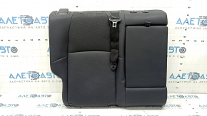 Right rear seat back for Toyota Venza 21-24 Limited, black leather, perforated, with belt and armrest, dented, needs cleaning