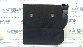 Right rear seat back for Toyota Venza 21-24 Limited, black leather, perforated, with belt and armrest, dented, needs cleaning