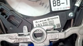 The steering wheel is naked, Toyota Venza 21-24, black leather, heated, with a steering wheel computer, scratches