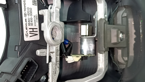 The steering wheel is naked, Toyota Venza 21-24, black leather, heated, with a steering wheel computer, scratches
