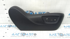 Right side passenger seat trim for Toyota Venza 21-24, black, electric